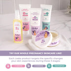 Premium prenatal skincare product for itching and dry skin relief on growing bellies