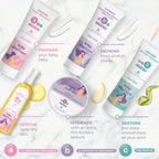 Leska 3 Stage maternity skincare system Stage B bottle on a clean background