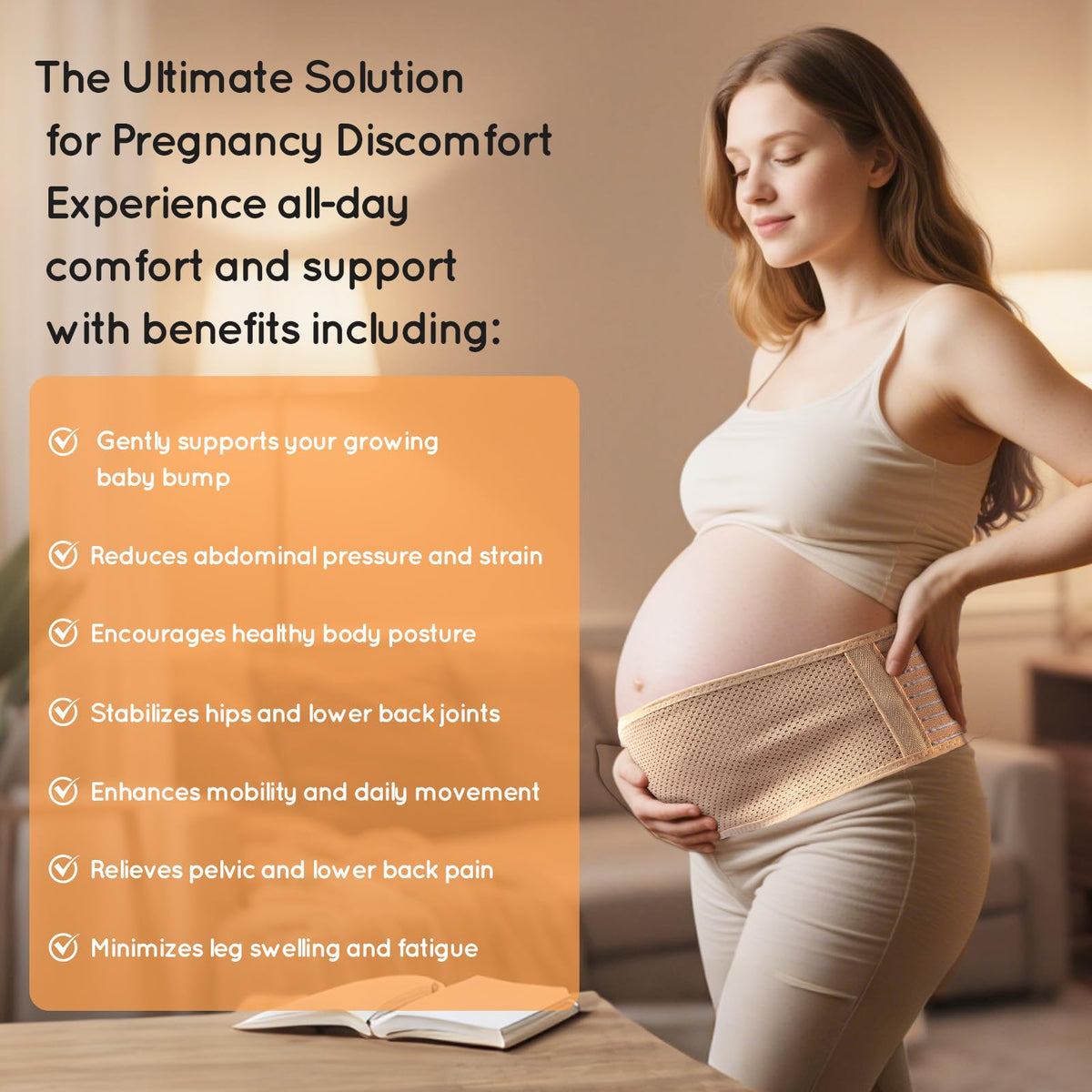 Lokaheadr second trimester pregnancy essentials wooden ultrasound sonogram photo frame keepsake close up