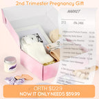 Lokaheadr first time moms pregnancy gift box unboxing view showing protective curated layout for gifting