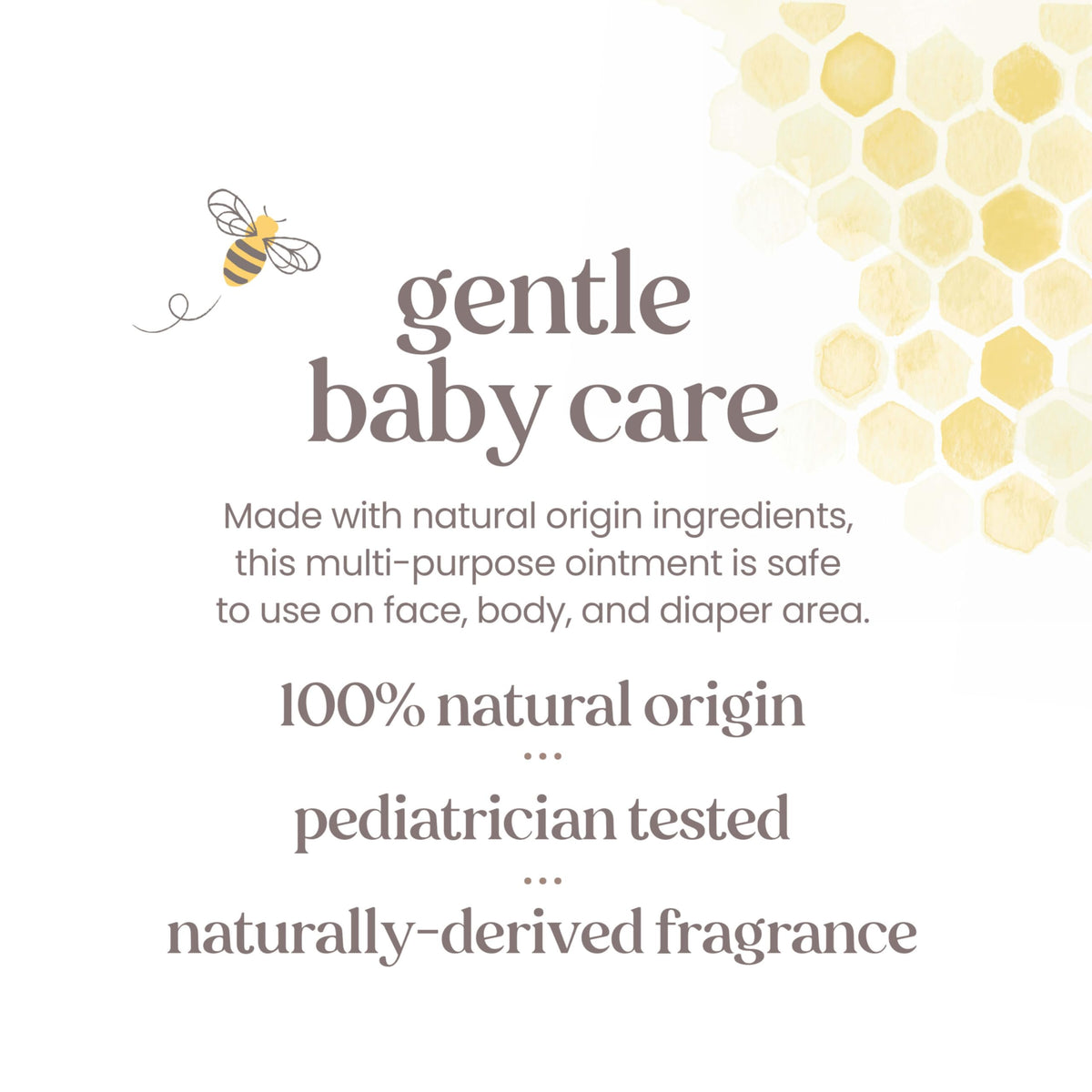 Authentic imported Burt's Bees Baby healing ointment tubs for soothing dry skin and chapped lips
