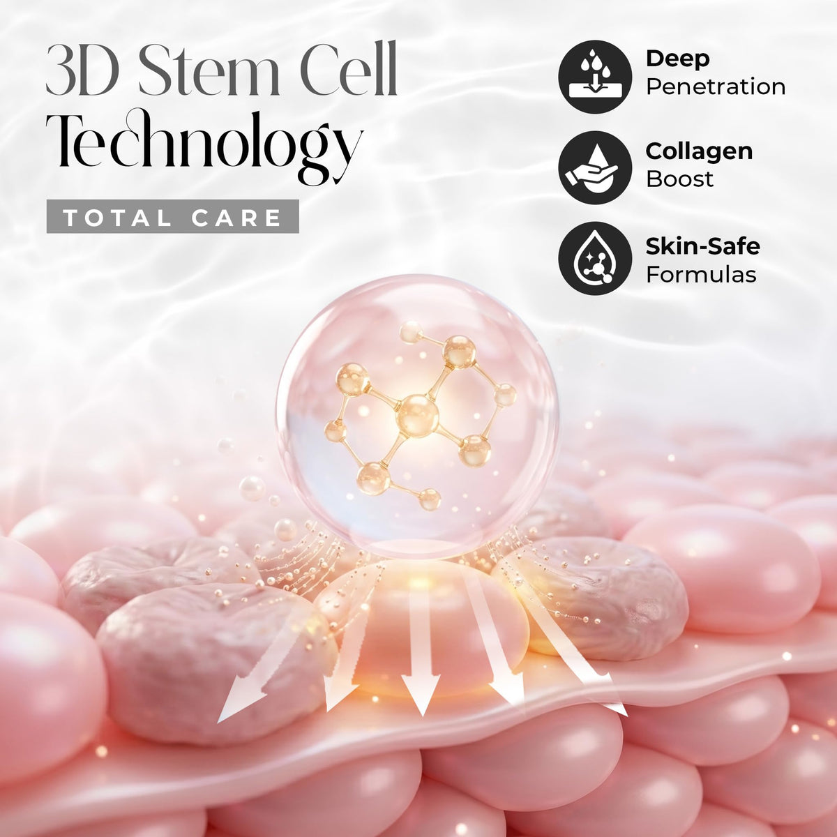 Premium targeted scar repair treatment with retinol and hyaluronic acid