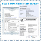 Premium carrier patches for castor oil application with breathable fabric surface closeup
