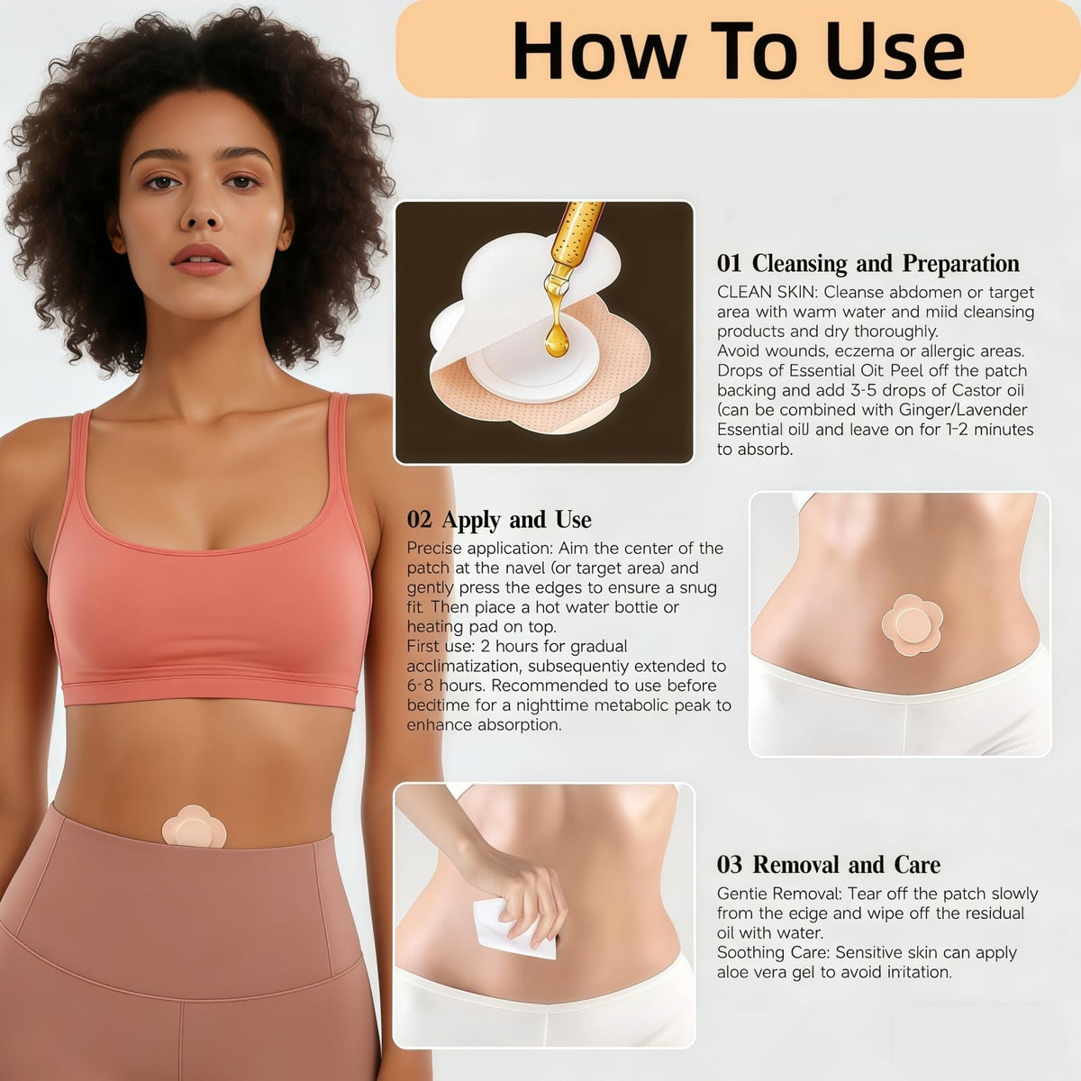 Anti leakage no wash self adhesive wellness pads pack packaging details