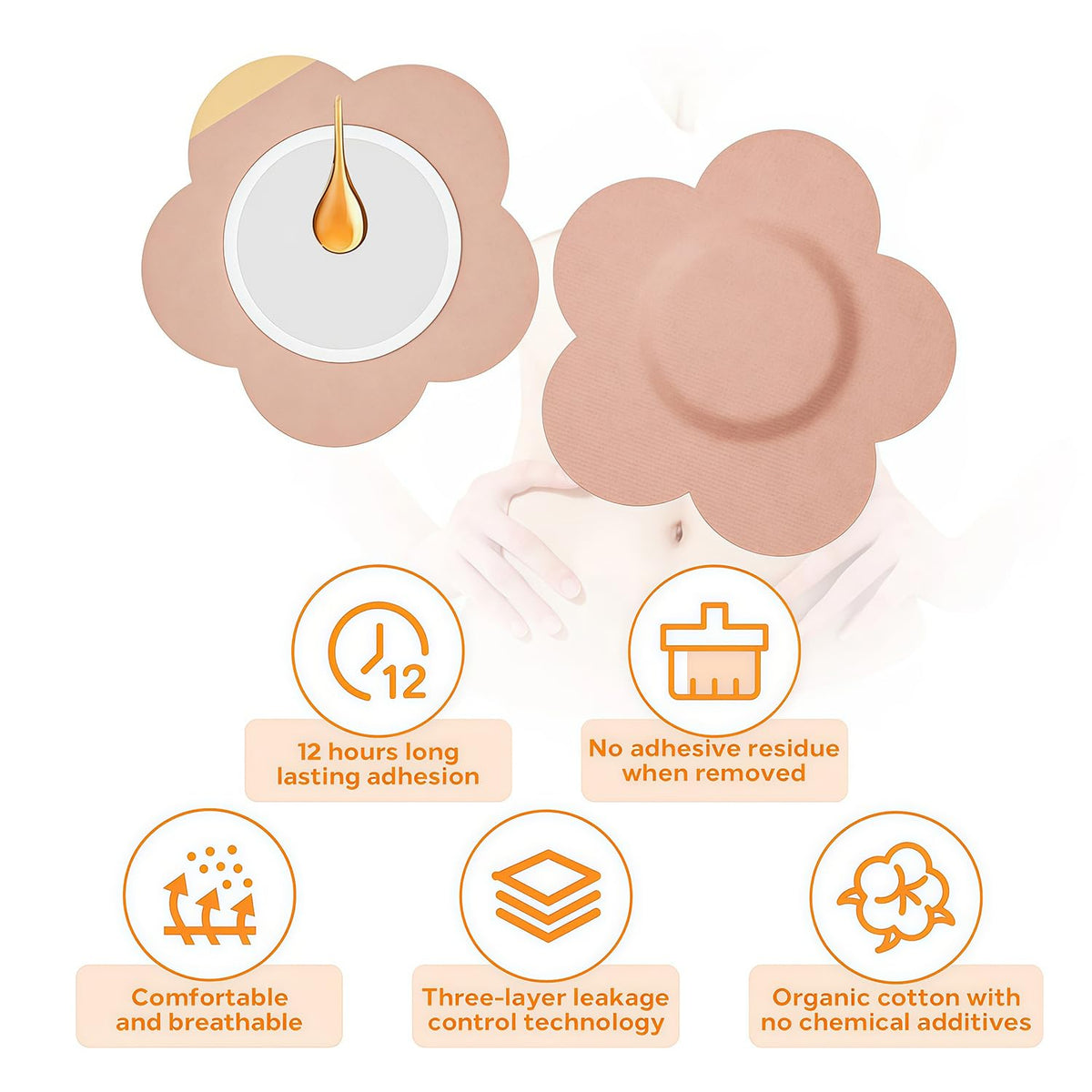 Waterproof layer feature demonstration on the prgislew disposable belly button sticker