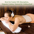 Authentic USA imported Derown reusable cotton flannel packaging showcasing complete wellness details.