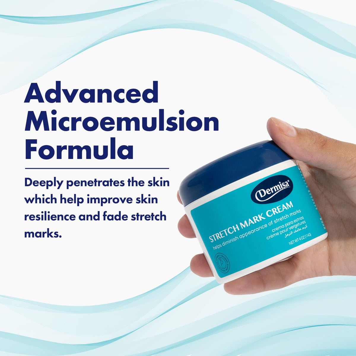 Dermisa intensive body moisturizer with cocoa butter for pregnancy stretch marks