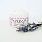 Body Boost prenatal belly butter with shea butter and gotu kola for stretch mark prevention