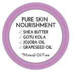 Authentic Body Boost imported pregnancy safe lavender vanilla lotion container side profile