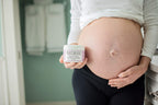 Body Boost nursing safe stretch mark treatment cream packaging close up view