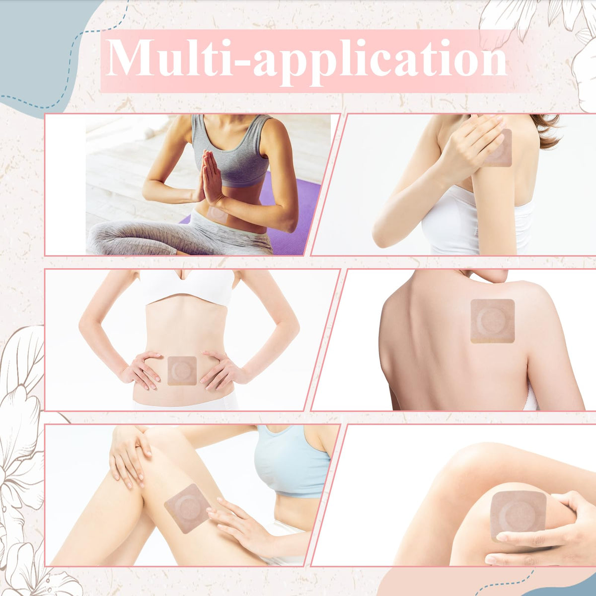 Leak proof disposable castor oil wraps applied to the navel area.