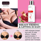 Side angle of JPSDOWS non greasy breast massage cream for fuller bust line results