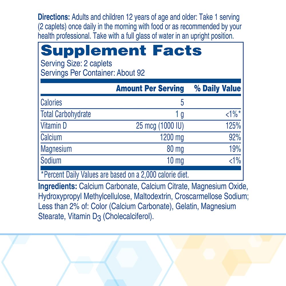 Citracal sugar free and gluten free adult bone health supplement dosage instructions