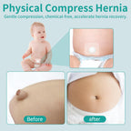 Gentle pain-free removal of the silicone adhesive baby navel sticker demonstrated