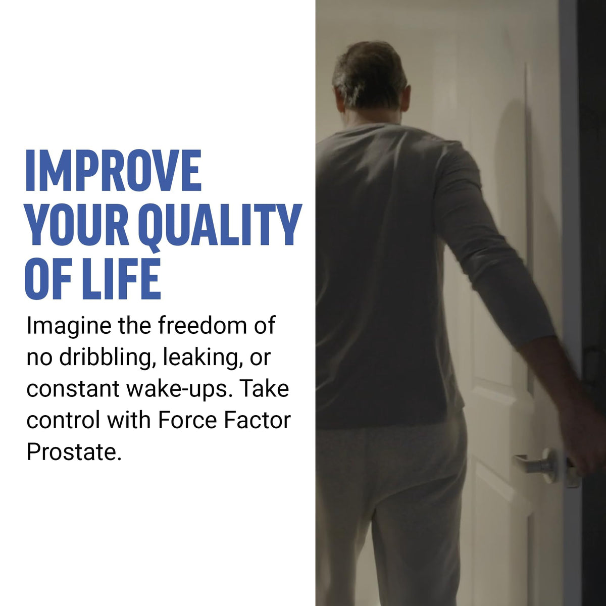 USA imported Force Factor Prostate easy to swallow softgels