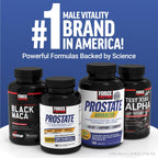Force Factor Prostate supplement bottle showing daily dosage details
