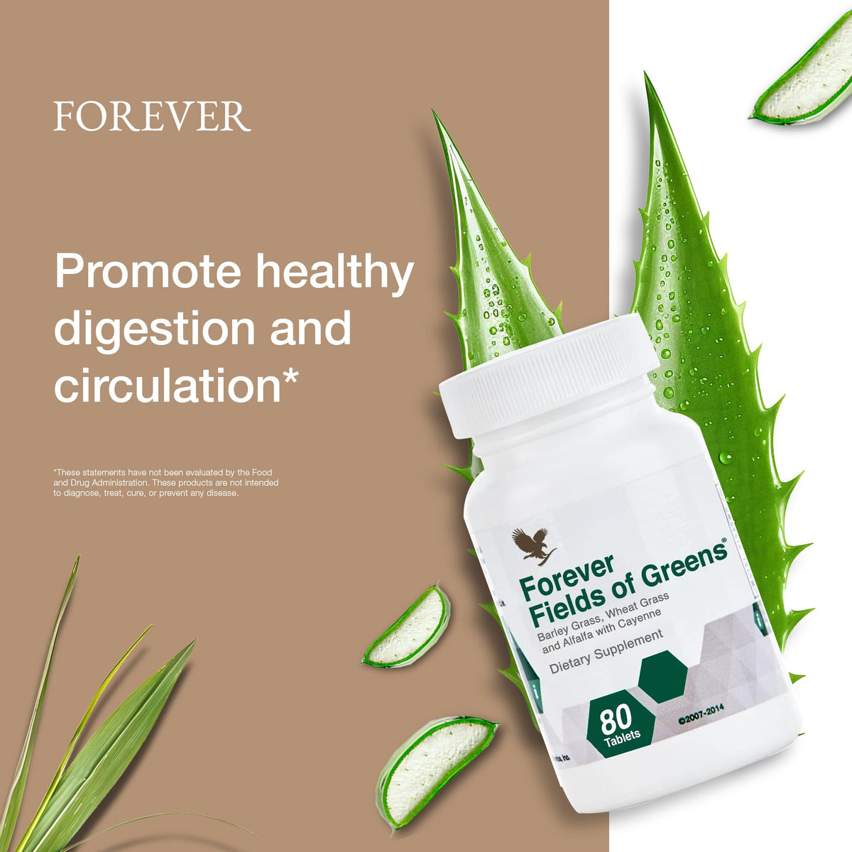 Forever Living Fields Of Greens Green Dietary Supplement