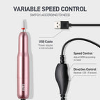 Gaoy portable manicure tool showing USB power connection