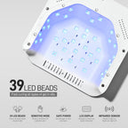 Side profile of Gaoy cordless UV LED nail lamp