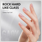 Gaoy 3 piece gel nail polish kit in glass bottles