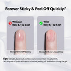 GAOY nail strengthener bottle with brush applicator