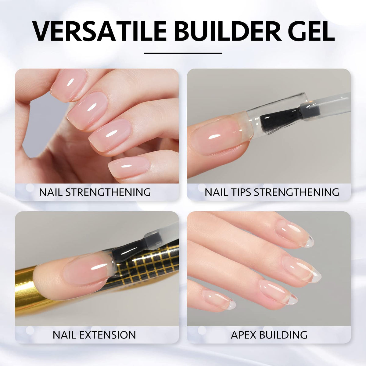 GAOY 16ml nail gel bottle packaging detail