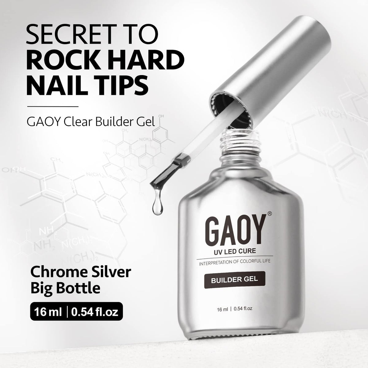 Instructions for using GAOY builder gel for DIY nail art