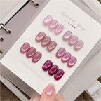 Professional DIY manicure set with magnetic cat eye finish