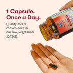 Garden of Life probiotics and cellular energy support health supplement secure seal cap view