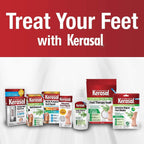 Kerasal imported foot bath therapy bag showing the brand logo and professional formulation details.