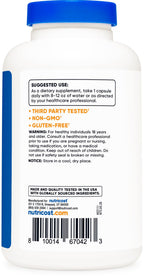 Authentic USA imported Nutricost immune support supplement bottle cap sealing and safety packaging