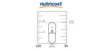 Nutricost dietary supplement bottle demonstrating manufacturing details from a GMP compliant facility