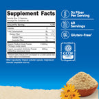 Nutricost Fiber Supplement 300 capsules dietary fiber front label