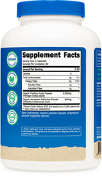 Nutricost digestive health fiber supplement packaging details