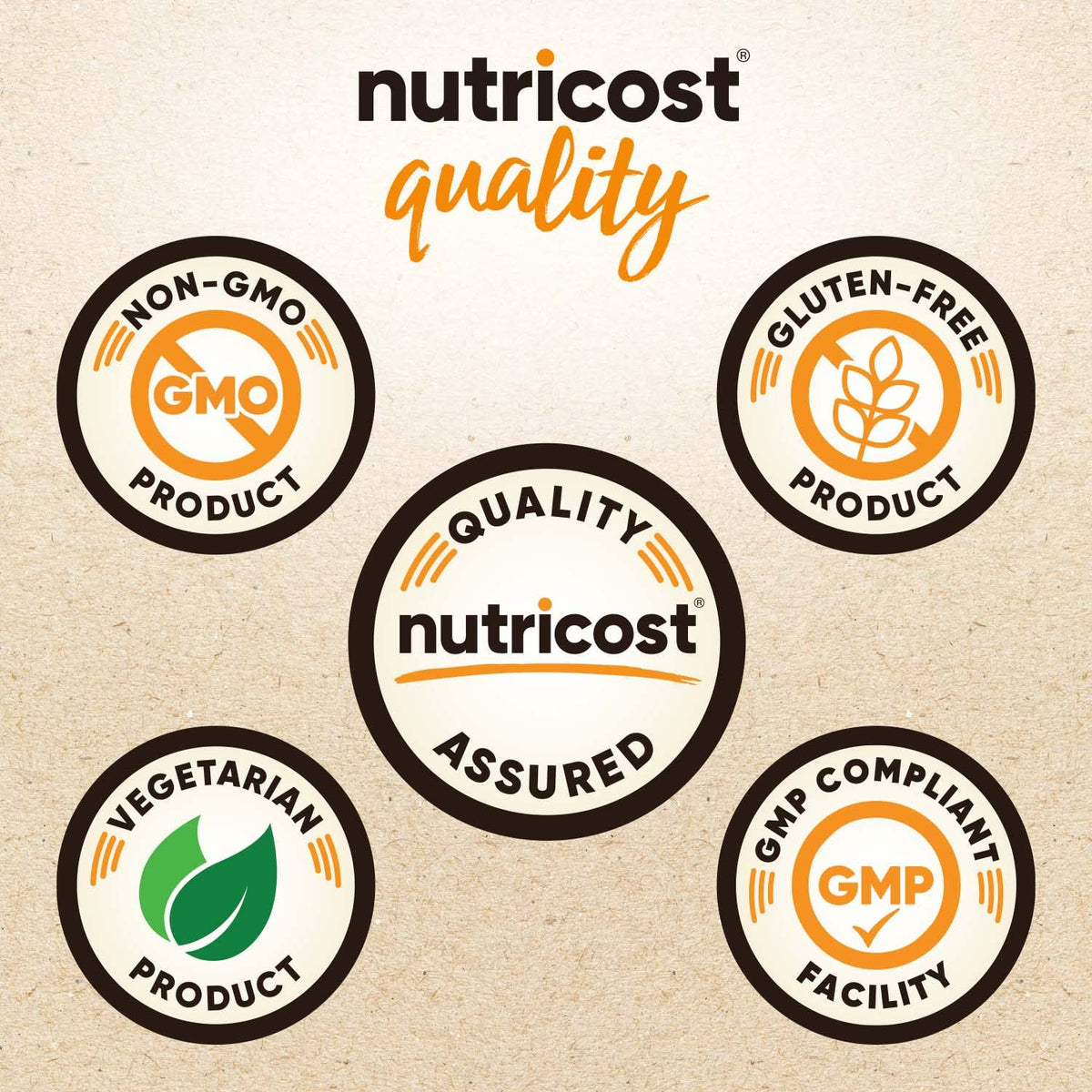 Nutricost Noni 240 plant based capsules highlighting CCOF organic and non GMO seals