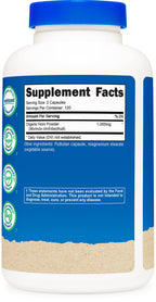 Nutricost herbal digestive health supplement bottle showing USA manufactured premium quality marks