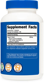 Nutricost Pygeum 10 to 1 concentrated extract premium prostate care bottle back description text