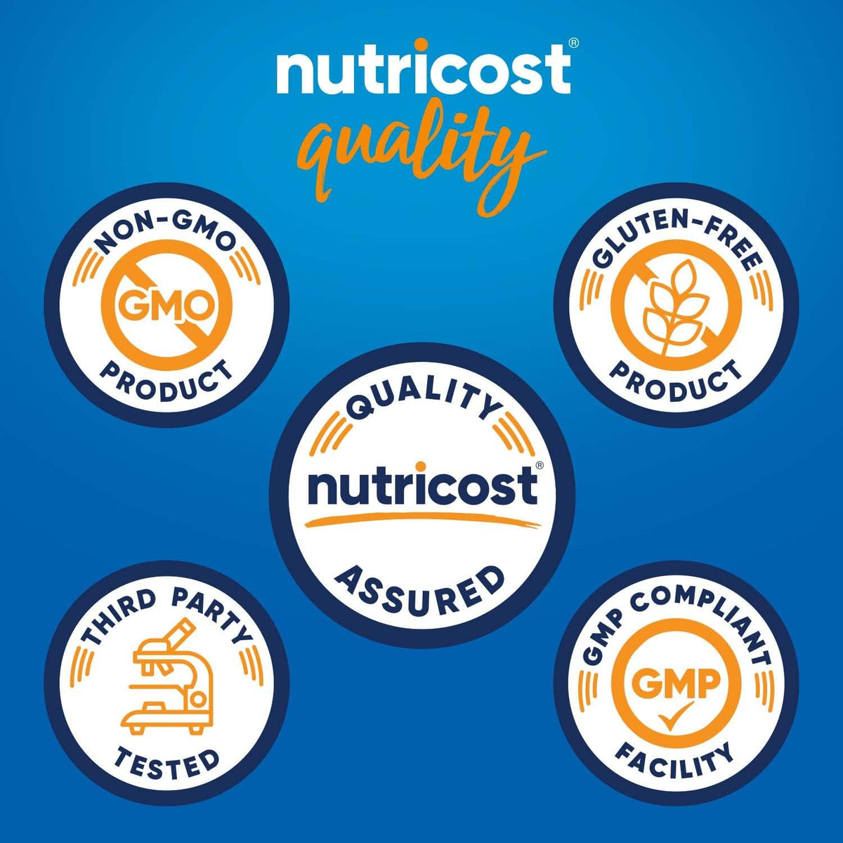 Supplement facts label on Nutricost Korean Panax Red Ginseng bottle