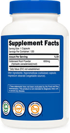 Nutricost Goldenseal Root 120 vegetarian capsules bottle standing upright on clean surface