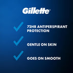 Gillette Clinical strength soft solid Ultimate Fresh scent pack of three