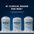 Gillette men premium grooming antiperspirant pack showing three items