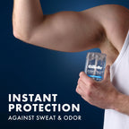 Gillette crisp cool wave scent antiperspirant for men premium clear packaging graphics