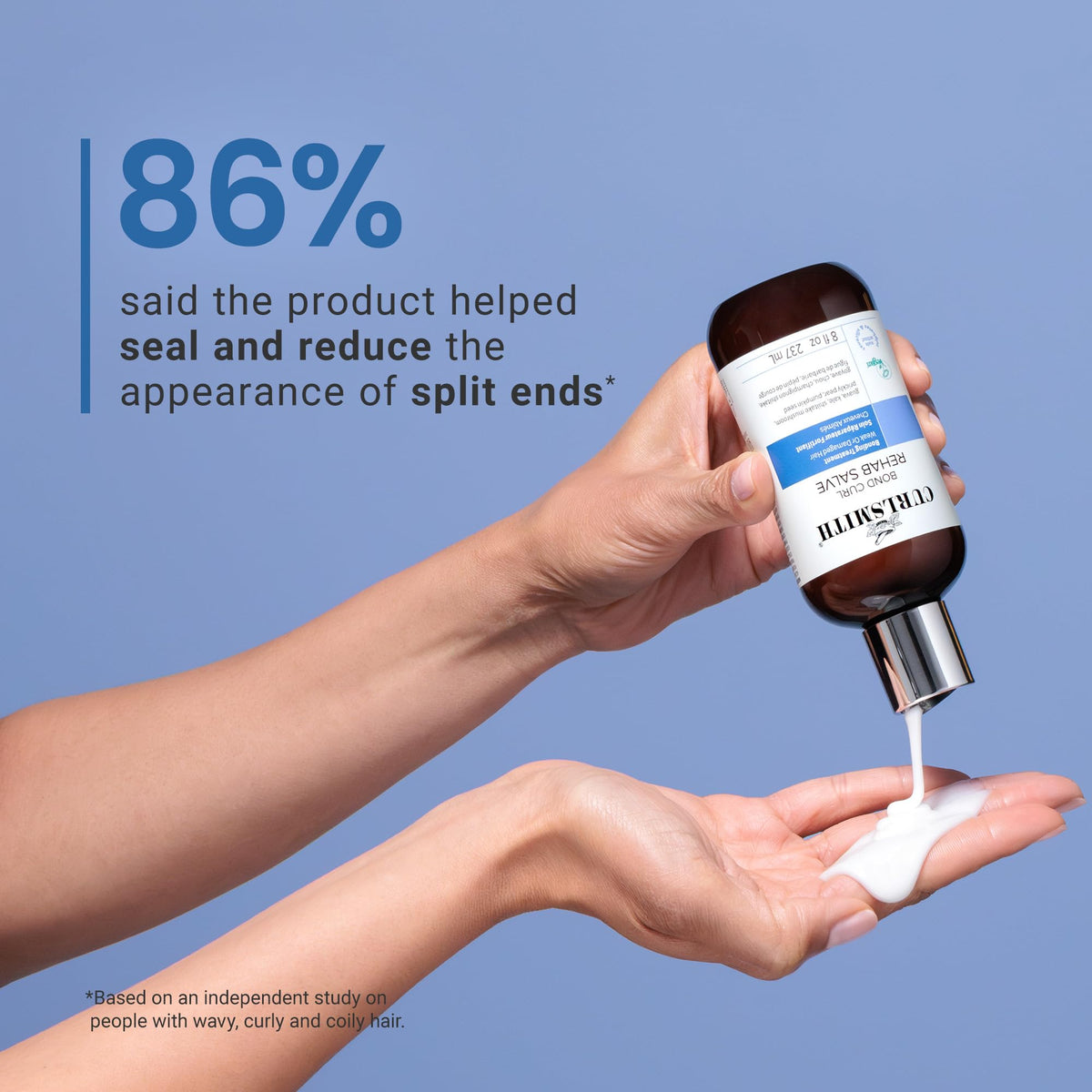 Curlsmith intensive hair rescue salon treatment for high porosity hair