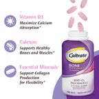 Caltrate premium imported health supplement packaging highlight showing minerals and vitamin D3 levels