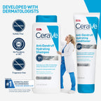 Close up of the pump mechanism and texture overview of the CeraVe hydrating shampoo