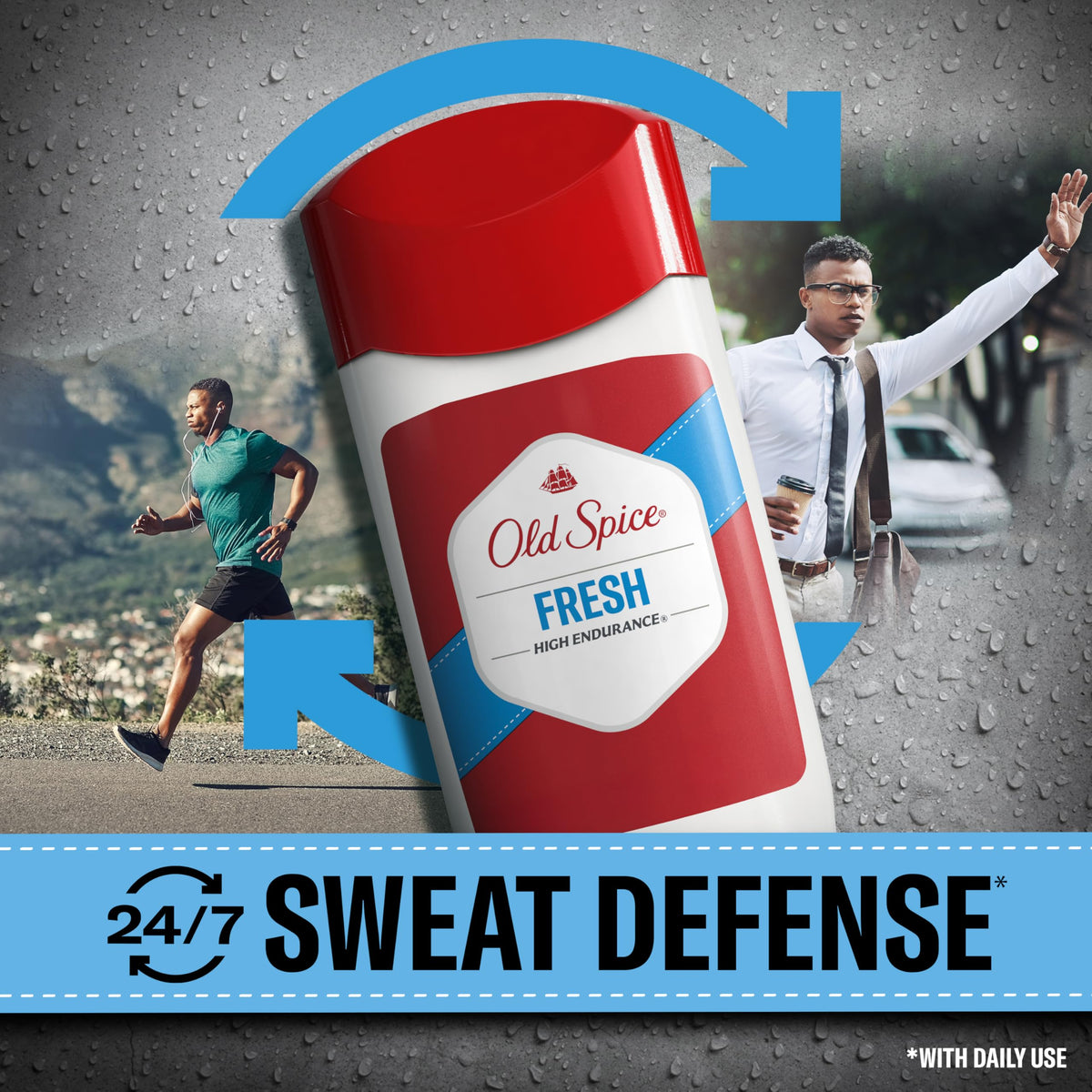 Old Spice High Endurance forty-eight hour protection product label
