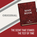 Side view of imported Old Spice classic solid stick deodorant for men packaging details.