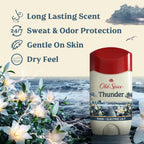 Old Spice Fresher Collection antiperspirant stick packaging details