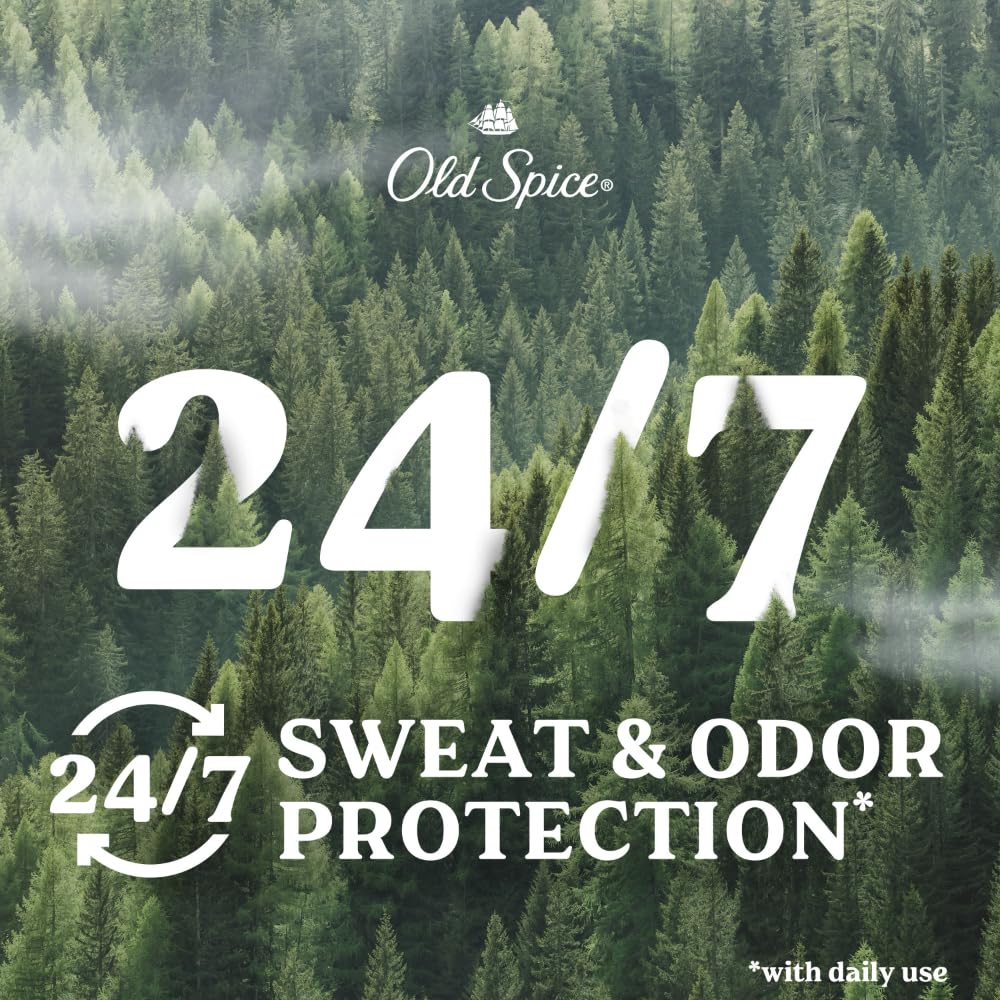 Old Spice twenty-four hour freshness male grooming antiperspirant stick back label ingredients