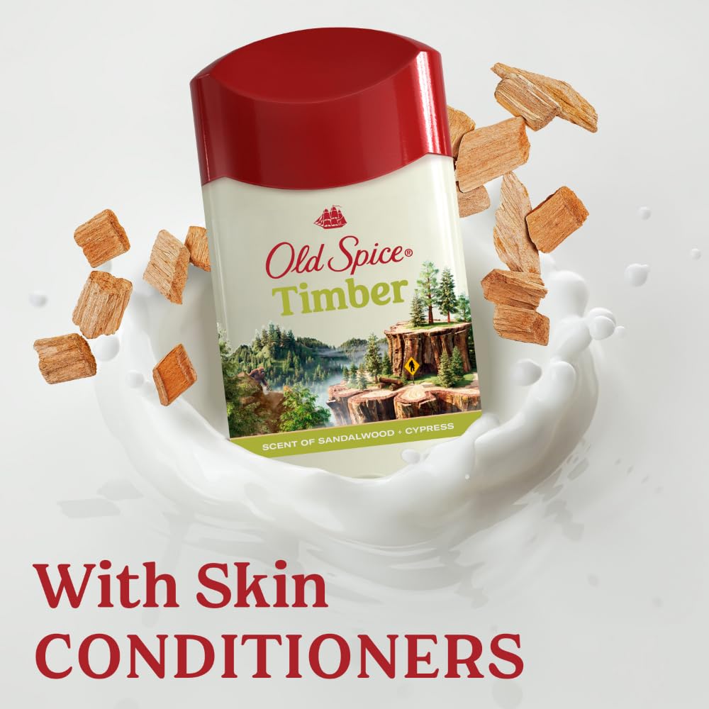 Old Spice gentle formula underarm antiperspirant stick infused with skin conditioning agents
